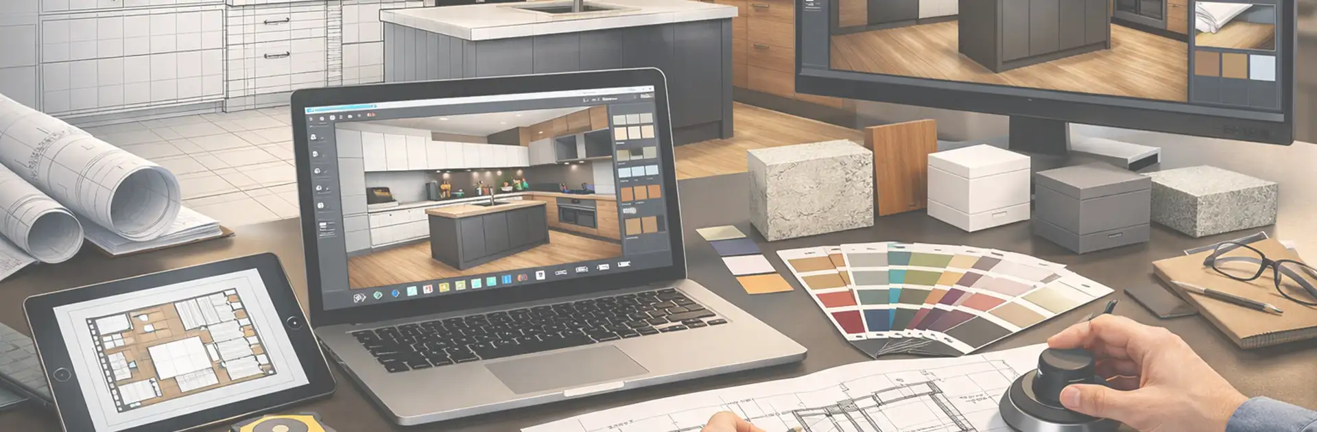 3D Küchenplanung <br> Erleben Sie Ihre Küche vorab Küchenplanung für Schwabach